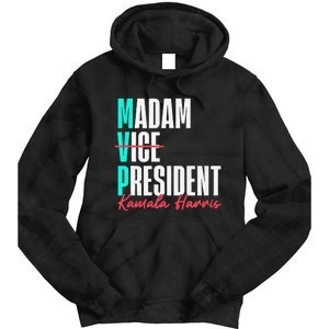 Kamala Harris 2024 Madam President Mvp 24 Democrat Tie Dye Hoodie