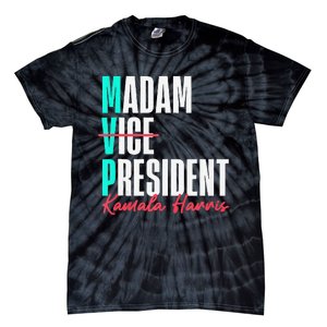 Kamala Harris 2024 Madam President Mvp 24 Democrat Tie-Dye T-Shirt