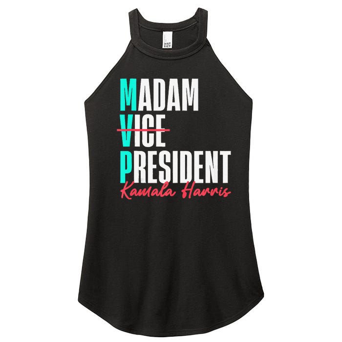 Kamala Harris 2024 Madam President Mvp 24 Democrat Women's Perfect Tri Rocker Tank