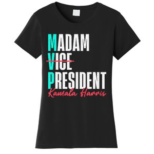 Kamala Harris 2024 Madam President Mvp 24 Democrat Women's T-Shirt