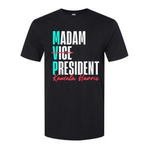 Kamala Harris 2024 Madam President Mvp 24 Democrat Softstyle CVC T-Shirt