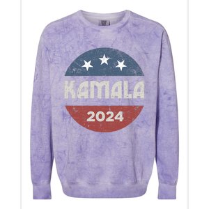 Kamala Harris 2024 For President Campaign 2024 Election Colorblast Crewneck Sweatshirt