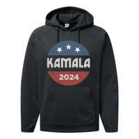 Kamala Harris 2024 For President Campaign 2024 Election Performance Fleece Hoodie