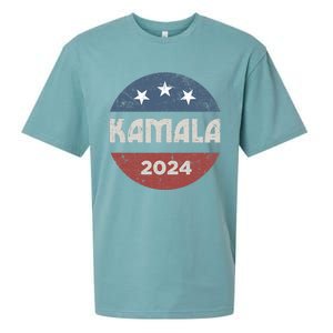 Kamala Harris 2024 For President Campaign 2024 Election Sueded Cloud Jersey T-Shirt