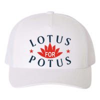 Kamala Harris 2024 Lotus For Potus President Election Yupoong Adult 5-Panel Trucker Hat