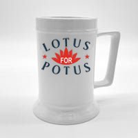 Kamala Harris 2024 Lotus For Potus President Election Beer Stein