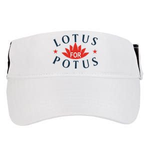 Kamala Harris 2024 Lotus For Potus President Election Adult Drive Performance Visor