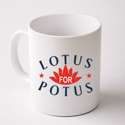 Kamala Harris 2024 Lotus For Potus President Election Coffee Mug