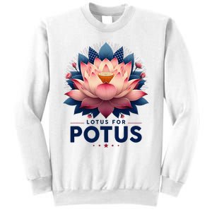 Kamala Harris 2024 Lotus For Potus Trending President Sweatshirt