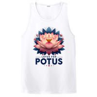 Kamala Harris 2024 Lotus For Potus Trending President PosiCharge Competitor Tank