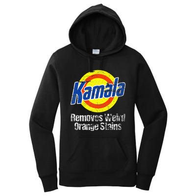 Kamala Harris 2024 Kamala Removes Weird Orange Stains Women's Pullover Hoodie