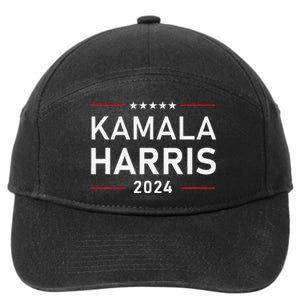 Kamala Harris 2024 Presidential Election Campaign 7-Panel Snapback Hat