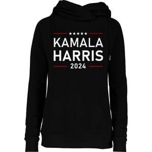 Kamala Harris 2024 Presidential Election Campaign Womens Funnel Neck Pullover Hood