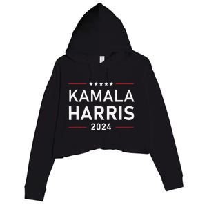 Kamala Harris 2024 Presidential Election Campaign Crop Fleece Hoodie