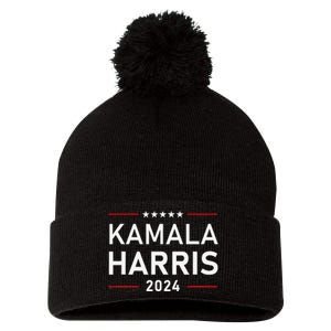 Kamala Harris 2024 Presidential Election Campaign Pom Pom 12in Knit Beanie