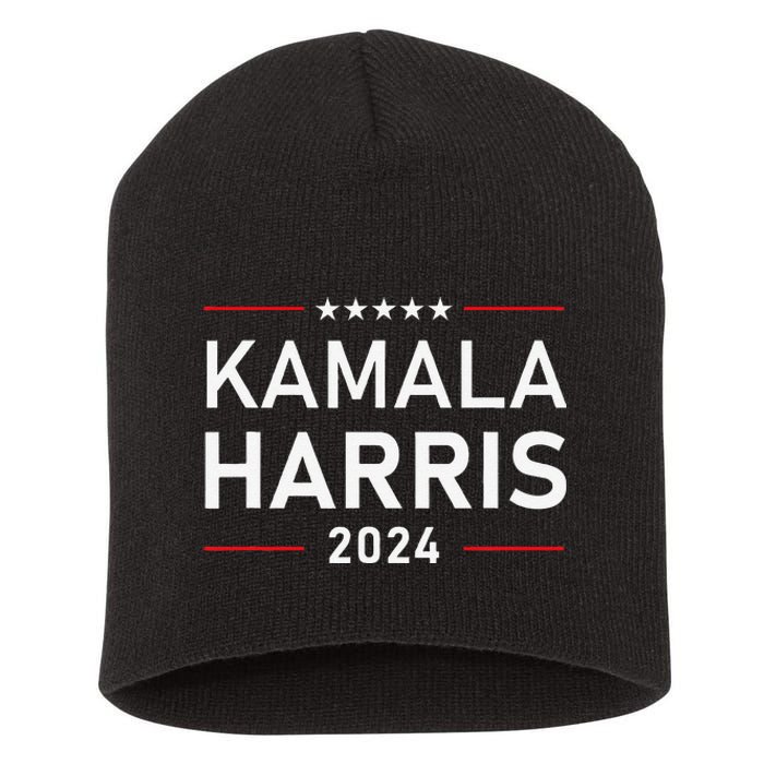 Kamala Harris 2024 Presidential Election Campaign Short Acrylic Beanie