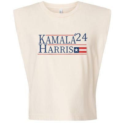 Kamala Harris 2024 Raglan Garment-Dyed Women's Muscle Tee