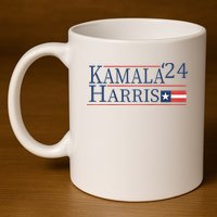 Kamala Harris 2024 Raglan 11oz C Handle Ceramic Mug
