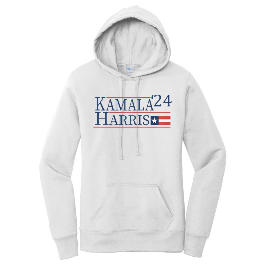 Kamala Harris 2024 Raglan Women's Pullover Hoodie