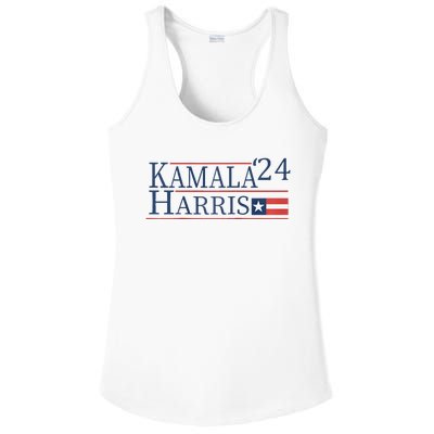 Kamala Harris 2024 Raglan Ladies PosiCharge Competitor Racerback Tank