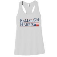 Kamala Harris 2024 Raglan Women's Racerback Tank