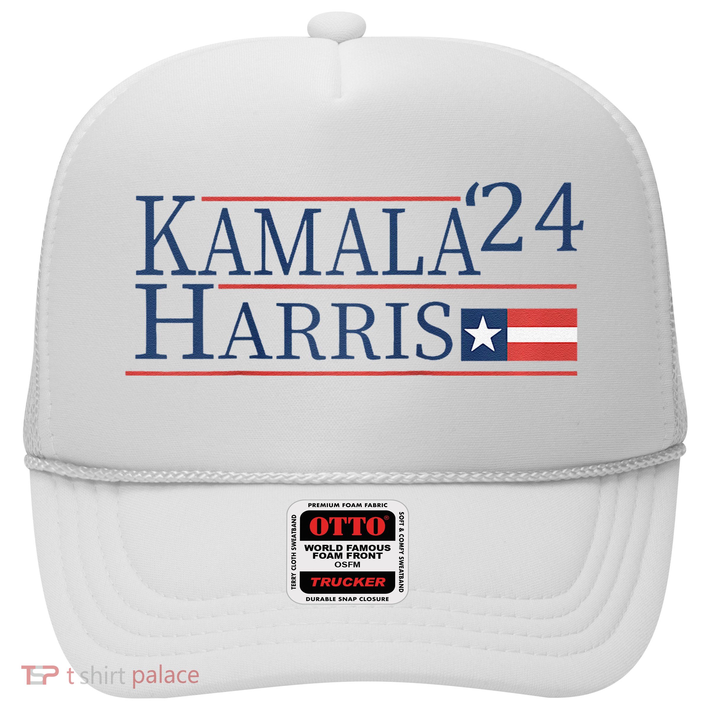 Kamala Harris 2024 Raglan Trucker Hat