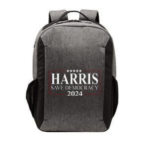 Kamala Harris 2024 Save Our Democracy Vote For President Vector Backpack