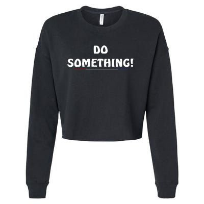 Kamala Harris 2024 Election Michelle Obama Do Something Cropped Pullover Crew