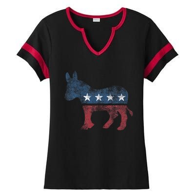 Kamala Harris 2024 Harris 2024 For President Election Ladies Halftime Notch Neck Tee