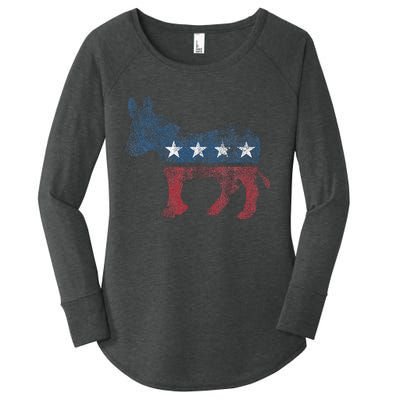 Kamala Harris 2024 Harris 2024 For President Election Women's Perfect Tri Tunic Long Sleeve Shirt