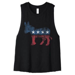 Kamala Harris 2024 Harris 2024 For President Election Women's Racerback Cropped Tank