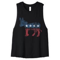 Kamala Harris 2024 Harris 2024 For President Election Women's Racerback Cropped Tank