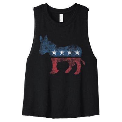 Kamala Harris 2024 Harris 2024 For President Election Women's Racerback Cropped Tank