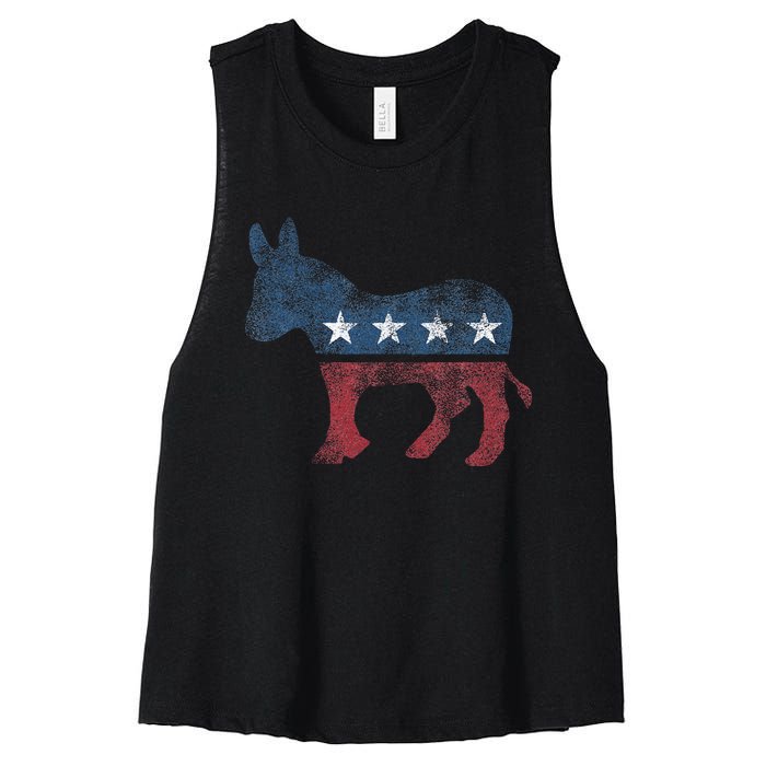 Kamala Harris 2024 Harris 2024 For President Election Women's Racerback Cropped Tank