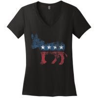 Kamala Harris 2024 Harris 2024 For President Election Women's V-Neck T-Shirt