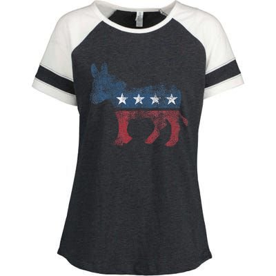 Kamala Harris 2024 Harris 2024 For President Election Enza Ladies Jersey Colorblock Tee