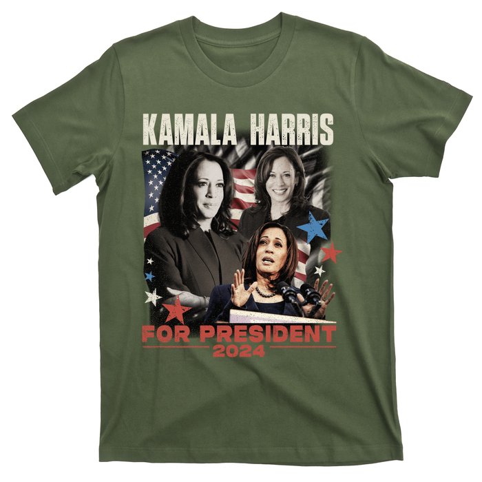 Kamala Harris 2024 For President Election Campaign T-Shirt