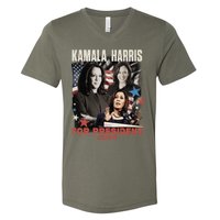 Kamala Harris 2024 For President Election Campaign V-Neck T-Shirt