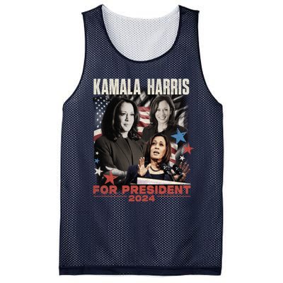 Kamala Harris 2024 For President Election Campaign Mesh Reversible Basketball Jersey Tank