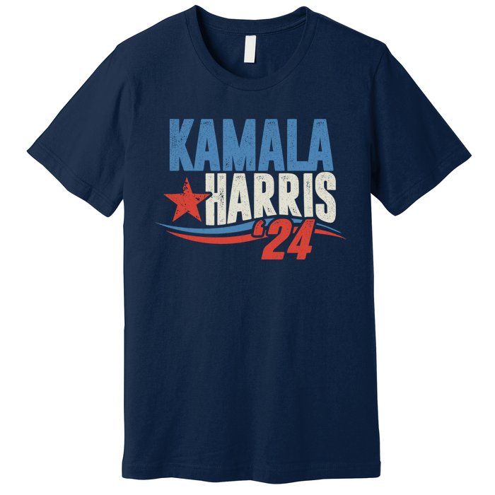 Kamala Harris 2024 For President Election Campaign Premium T-Shirt