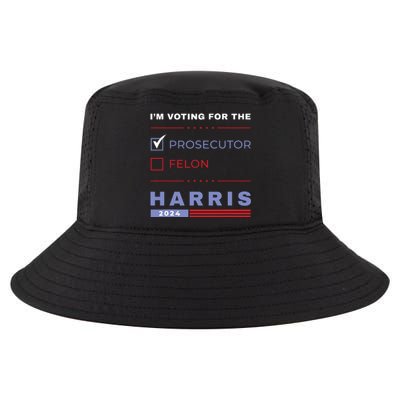 Kamala Harris 2024 Im Voting For The Prosecutor Vote Blue Cool Comfort Performance Bucket Hat