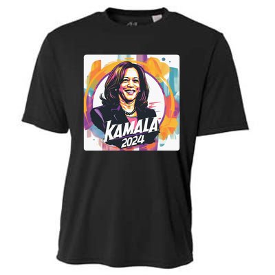 Kamala Harris 2024 24 Madam Vice President Democrat Cooling Performance Crew T-Shirt