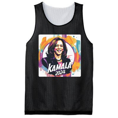 Kamala Harris 2024 24 Madam Vice President Democrat Mesh Reversible Basketball Jersey Tank