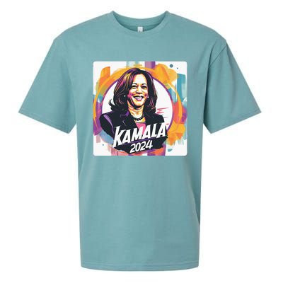 Kamala Harris 2024 24 Madam Vice President Democrat Sueded Cloud Jersey T-Shirt