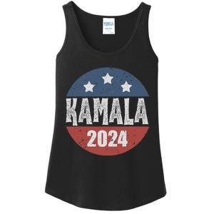 Kamala Harris 2024 For President Campaign Democrats Election Ladies Essential Tank