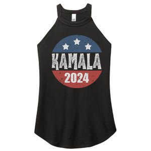 Kamala Harris 2024 For President Campaign Democrats Election Women's Perfect Tri Rocker Tank