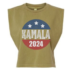 Kamala Harris 2024 For President Campaign Democrats Election Garment-Dyed Women's Muscle Tee