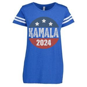 Kamala Harris 2024 For President Campaign Democrats Election Enza Ladies Jersey Football T-Shirt