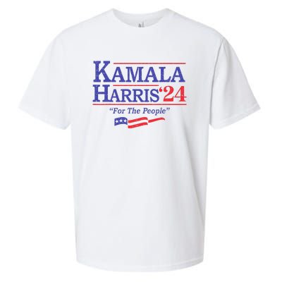 Kamala Harris 24 For The People President 2024 Us Flag Sueded Cloud Jersey T-Shirt