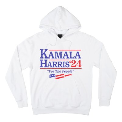 Kamala Harris 24 For The People President 2024 Us Flag Hoodie